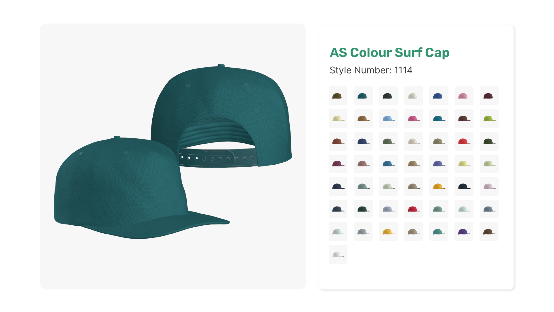 AS Colour Surf Cap 3D Mockup