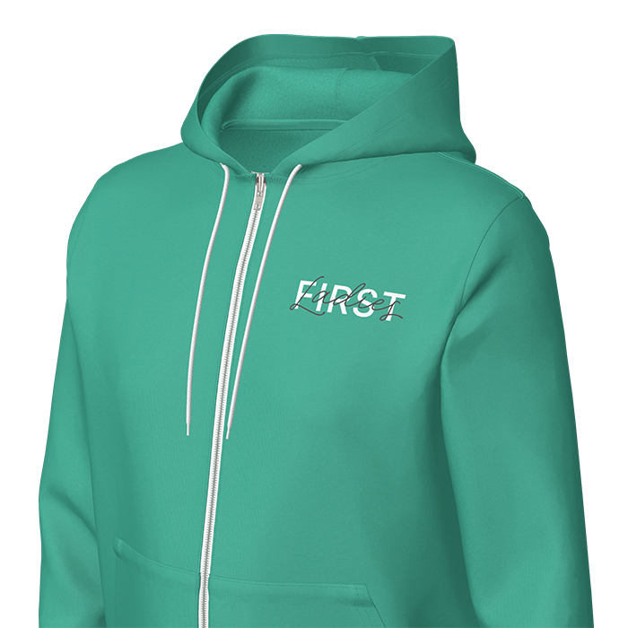 Bella+Canvas hoodie with graphic on chest