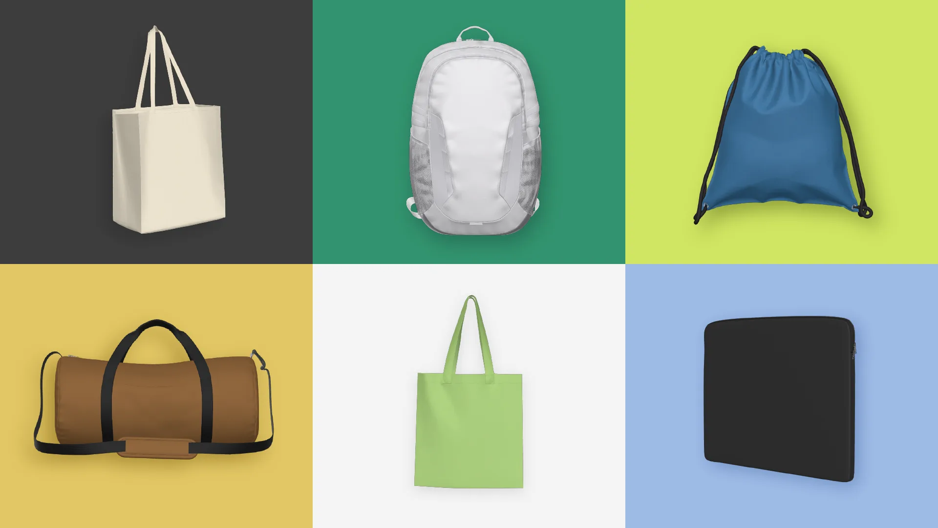 Accessories Have Arrived in SEDDI Decorator: Visualize Branded Bags, Totes, Backpacks, and More
