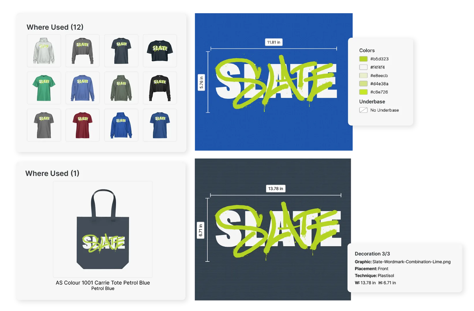 Garment-Tech-Pack-Multiple-Information Multiple product information in one tech pack