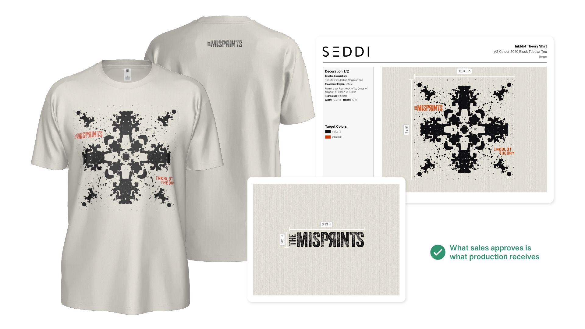 3D t-shirt mockup with automated techpack 3D t-shirt mockup with automated techpack