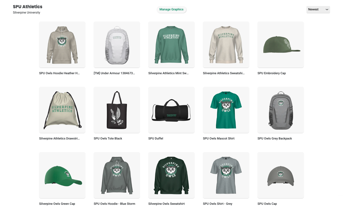 Preview of a 3D branded apparel accessories collection