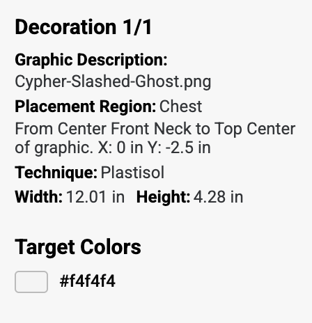 Tech Pack Exact Coordinates Tech Pack Exact Coordinates